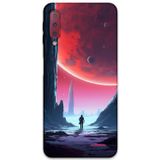 Gramaphone Galaxy A7 2018 Uyumlu Uzay Desenli Telefon Kılıfı + Ekran Koruyucu - 5860