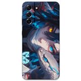 Gramaphone Galaxy S21 FE ile Uyumlu Anime Desenli Telefon Kılıfı + Ekran Koruyucu - 5748