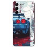 Gramaphone Galaxy S21 FE ile Uyumlu Araba Desenli Telefon Kılıfı + Ekran Koruyucu - 5761