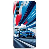 Gramaphone Galaxy S21 FE ile Uyumlu Araba Desenli Telefon Kılıfı + Ekran Koruyucu - 5762