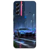 Gramaphone Galaxy S21 FE ile Uyumlu Araba Desenli Telefon Kılıfı + Ekran Koruyucu - 5767