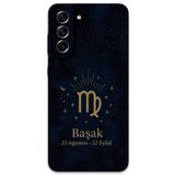 Gramaphone Galaxy S21 FE ile Uyumlu Başak Burcu Desenli Telefon Kılıfı + Ekran Koruyucu - 5773
