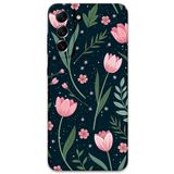 Gramaphone Galaxy S21 FE ile Uyumlu Çiçek Desenli Telefon Kılıfı + Ekran Koruyucu - 5788