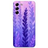 Gramaphone Galaxy S21 FE ile Uyumlu Çiçek Desenli Telefon Kılıfı + Ekran Koruyucu - 5798