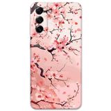 Gramaphone Galaxy S21 FE ile Uyumlu Çiçek Desenli Telefon Kılıfı + Ekran Koruyucu - 5805