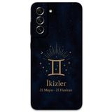 Gramaphone Galaxy S21 FE ile Uyumlu İkizler Burcu Desenli Telefon Kılıfı + Ekran Koruyucu - 5770