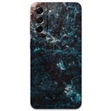 Gramaphone Galaxy S21 FE ile Uyumlu Mermer Desenli Telefon Kılıfı + Ekran Koruyucu - 5819