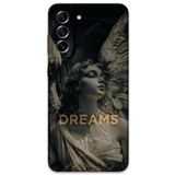 Gramaphone Galaxy S21 FE ile Uyumlu Retro Desenli Telefon Kılıfı + Ekran Koruyucu - 5832