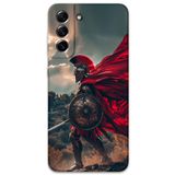 Gramaphone Galaxy S21 FE ile Uyumlu Retro Desenli Telefon Kılıfı + Ekran Koruyucu - 5834