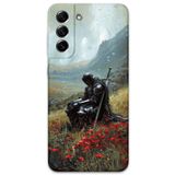 Gramaphone Galaxy S21 FE ile Uyumlu Retro Desenli Telefon Kılıfı + Ekran Koruyucu - 5840