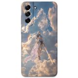 Gramaphone Galaxy S21 FE ile Uyumlu Retro Desenli Telefon Kılıfı + Ekran Koruyucu - 5841
