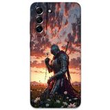 Gramaphone Galaxy S21 FE ile Uyumlu Retro Desenli Telefon Kılıfı + Ekran Koruyucu - 5842