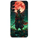 Gramaphone Galaxy S21 FE ile Uyumlu Samuray Desenli Telefon Kılıfı + Ekran Koruyucu - 5822