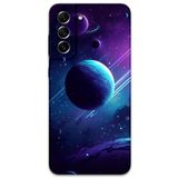 Gramaphone Galaxy S21 FE ile Uyumlu Uzay Desenli Telefon Kılıfı + Ekran Koruyucu - 5866