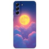 Gramaphone Galaxy S21 FE ile Uyumlu Uzay Desenli Telefon Kılıfı + Ekran Koruyucu - 5869