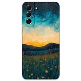 Gramaphone Galaxy S21 FE ile Uyumlu Uzay Desenli Telefon Kılıfı + Ekran Koruyucu - 5871