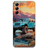 Gramaphone Galaxy S21 Fe Uyumlu Araba Desenli Telefon Kılıfı + Ekran Koruyucu - 5758