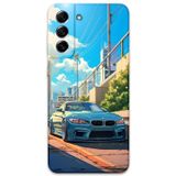 Gramaphone Galaxy S21 Fe Uyumlu Araba Desenli Telefon Kılıfı + Ekran Koruyucu - 5760