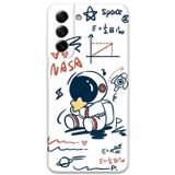 Gramaphone Galaxy S21 Fe Uyumlu Astronot Desenli Telefon Kılıfı + Ekran Koruyucu - 5858