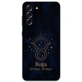 Gramaphone Galaxy S21 Fe Uyumlu Boğa Burcu Desenli Telefon Kılıfı + Ekran Koruyucu - 5769