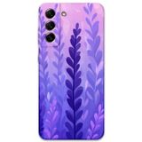 Gramaphone Galaxy S21 Fe Uyumlu Çiçek Desenli Telefon Kılıfı + Ekran Koruyucu - 5798