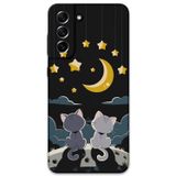 Gramaphone Galaxy S21 Fe Uyumlu Kedi Desenli Telefon Kılıfı + Ekran Koruyucu - 5809
