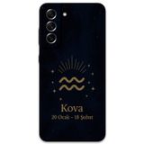 Gramaphone Galaxy S21 Fe Uyumlu Kova Burcu Desenli Telefon Kılıfı + Ekran Koruyucu - 5778