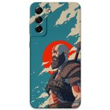 Gramaphone Galaxy S21 Fe Uyumlu Kratos Desenli Telefon Kılıfı + Ekran Koruyucu - 5824