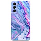 Gramaphone Galaxy S21 Fe Uyumlu Mermer Desenli Telefon Kılıfı + Ekran Koruyucu - 5816