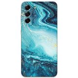 Gramaphone Galaxy S21 Fe Uyumlu Mermer Desenli Telefon Kılıfı + Ekran Koruyucu - 5818