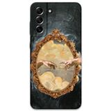 Gramaphone Galaxy S21 Fe Uyumlu Retro Desenli Telefon Kılıfı + Ekran Koruyucu - 5836