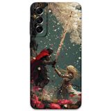 Gramaphone Galaxy S21 Fe Uyumlu Retro Desenli Telefon Kılıfı + Ekran Koruyucu - 5838