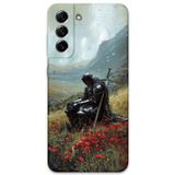 Gramaphone Galaxy S21 Fe Uyumlu Retro Desenli Telefon Kılıfı + Ekran Koruyucu - 5840