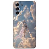 Gramaphone Galaxy S21 Fe Uyumlu Retro Desenli Telefon Kılıfı + Ekran Koruyucu - 5841