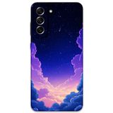 Gramaphone Galaxy S21 Fe Uyumlu Uzay Desenli Telefon Kılıfı + Ekran Koruyucu - 5867
