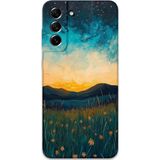 Gramaphone Galaxy S21 Fe Uyumlu Uzay Desenli Telefon Kılıfı + Ekran Koruyucu - 5871