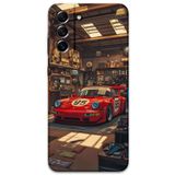 Gramaphone Galaxy S21 Plus ile Uyumlu Araba Desenli Telefon Kılıfı + Ekran Koruyucu - 5759
