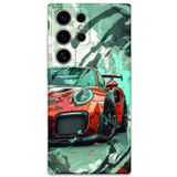 Gramaphone Galaxy S22 Ultra ile Uyumlu Araba Desenli Telefon Kılıfı + Ekran Koruyucu - 5765
