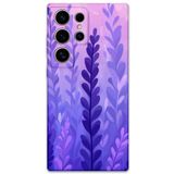 Gramaphone Galaxy S22 Ultra ile Uyumlu Çiçek Desenli Telefon Kılıfı + Ekran Koruyucu - 5798