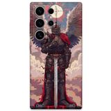 Gramaphone Galaxy S22 Ultra ile Uyumlu Retro Desenli Telefon Kılıfı + Ekran Koruyucu - 5837