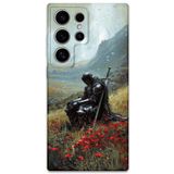 Gramaphone Galaxy S22 Ultra ile Uyumlu Retro Desenli Telefon Kılıfı + Ekran Koruyucu - 5840