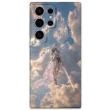 Gramaphone Galaxy S22 Ultra ile Uyumlu Retro Desenli Telefon Kılıfı + Ekran Koruyucu - 5841