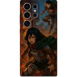 Gramaphone Galaxy S22 Ultra Uyumlu Anime Desenli Telefon Kılıfı + Ekran Koruyucu - 5744