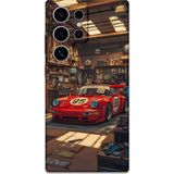 Gramaphone Galaxy S22 Ultra Uyumlu Araba Desenli Telefon Kılıfı + Ekran Koruyucu - 5759