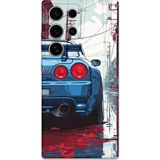 Gramaphone Galaxy S22 Ultra Uyumlu Araba Desenli Telefon Kılıfı + Ekran Koruyucu - 5761