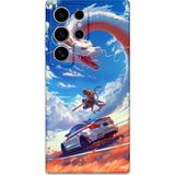 Gramaphone Galaxy S22 Ultra Uyumlu Araba Desenli Telefon Kılıfı + Ekran Koruyucu - 5764