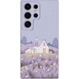 Gramaphone Galaxy S22 Ultra Uyumlu Çiçek Desenli Telefon Kılıfı + Ekran Koruyucu - 5800