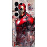Gramaphone Galaxy S22 Ultra Uyumlu İronman Desenli Telefon Kılıfı + Ekran Koruyucu - 5828