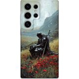 Gramaphone Galaxy S22 Ultra Uyumlu Retro Desenli Telefon Kılıfı + Ekran Koruyucu - 5840