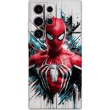 Gramaphone Galaxy S22 Ultra Uyumlu Spiderman Desenli Telefon Kılıfı + Ekran Koruyucu - 5831